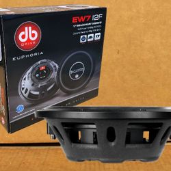DB Drive Euphoria Series Shallow 12" Subwoofer 4-Ohm Slim Bass Speaker 1000 Watts EW7 12F 🚨 Payment Options Available 🚨 No Credit Needed 🚨 