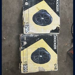 12’ Kicker Subwoofers