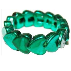 Saint patrick's day heart bracelet