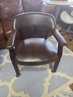 Vintage Office Chair - New Leather