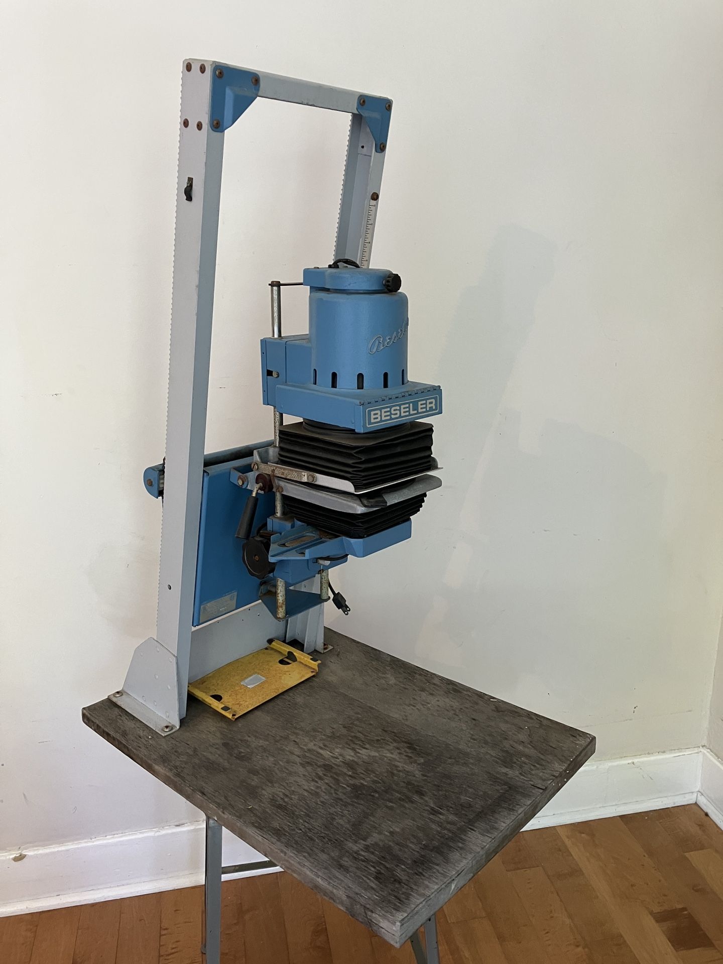 Darkroom Photo Enlarger - Vintage Beseler Model 23C Series II Blue
