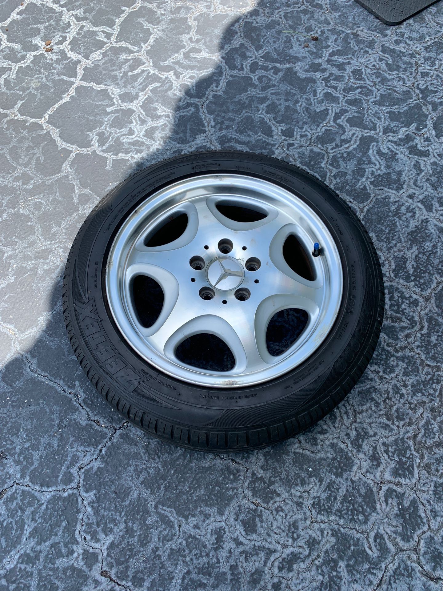 205/55/R16 Tire with Mercedes Rim