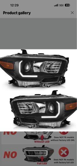 Tacoma headlights
