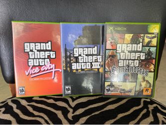 Grand Theft Auto Trilogy Xbox Complete w/Maps