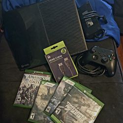 Xbox one console with games