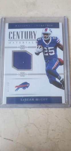 LeSean McCoy National Treasures Century Materials Card