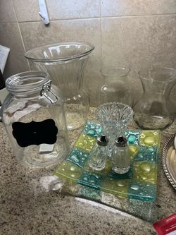 10pcs miscellaneous glassware