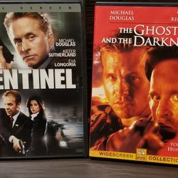 Michael Douglas DVDs- The Sentinel - The Ghost And The Darkness 