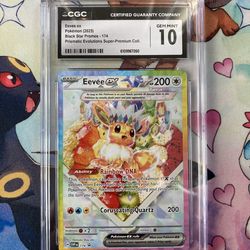 Pokémon CGC 10 Gem Mint Eevee 173 Black Star Promo