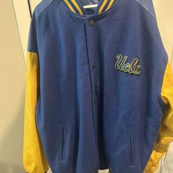 UCLA Bruins Jacket – Vintage Style Varsity Letterman Blue/Gold – Excellent Condition Size XL