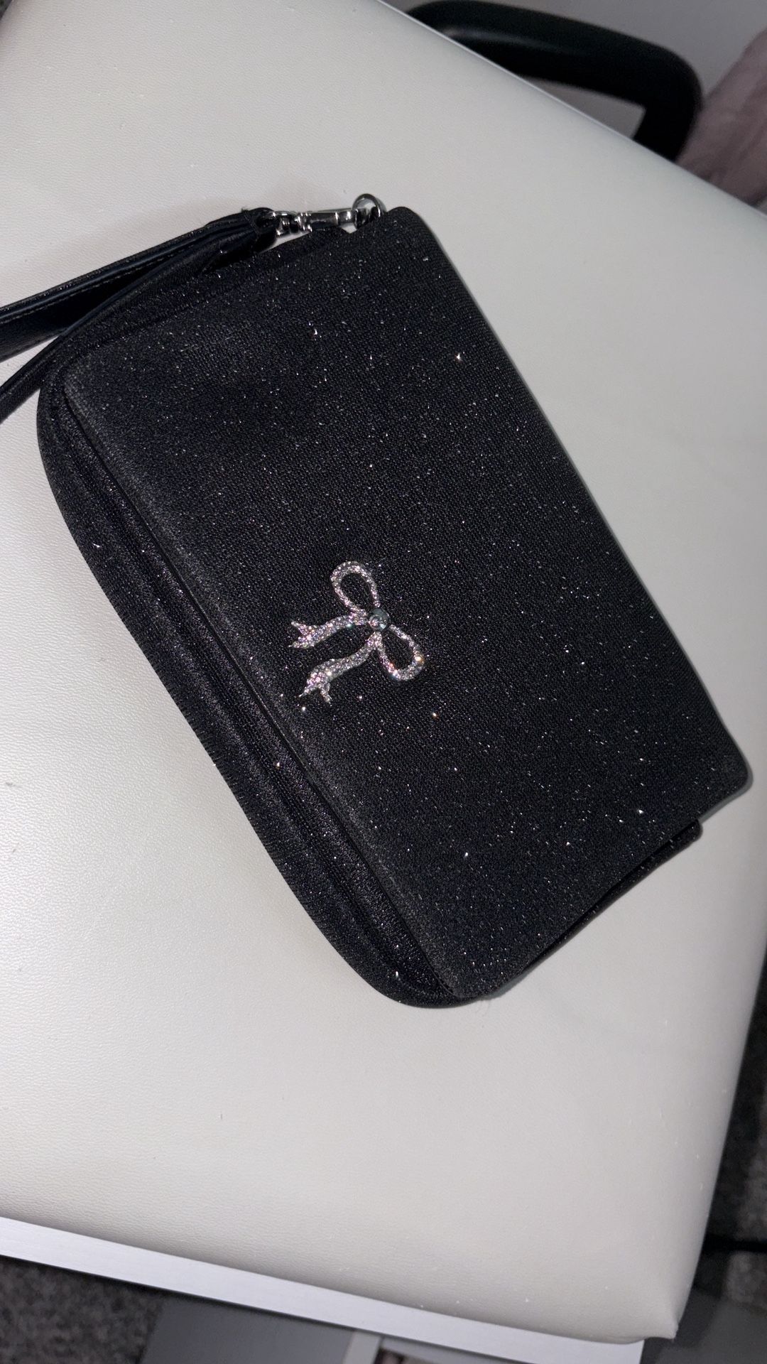 victoria secret wristlet , black