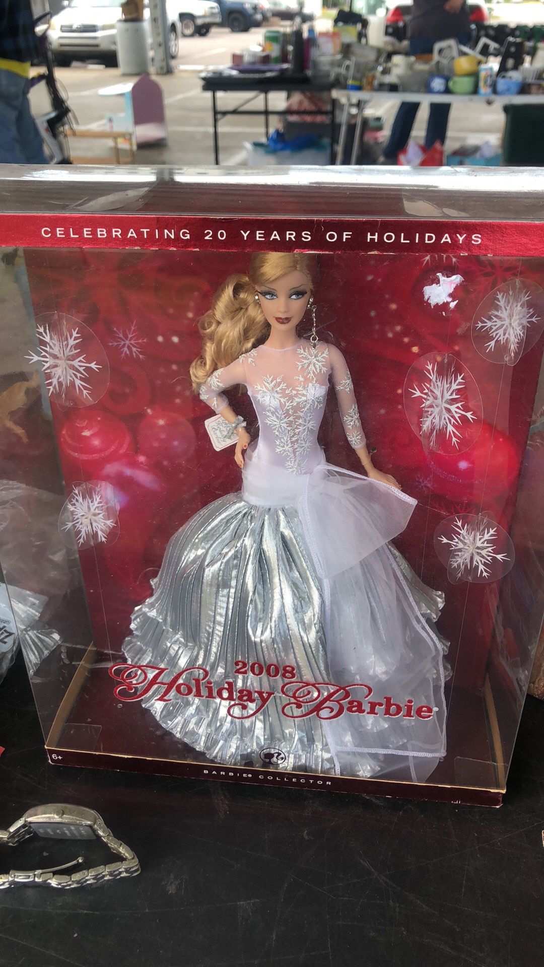 2007 And 2008 Holiday Barbies