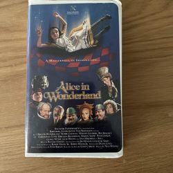 Alice In Wonderland VHS Movie