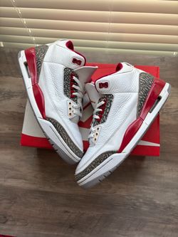 Jordan 3 Cardinal Red