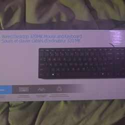 hp wired desktop 320mk mouse and keyboard