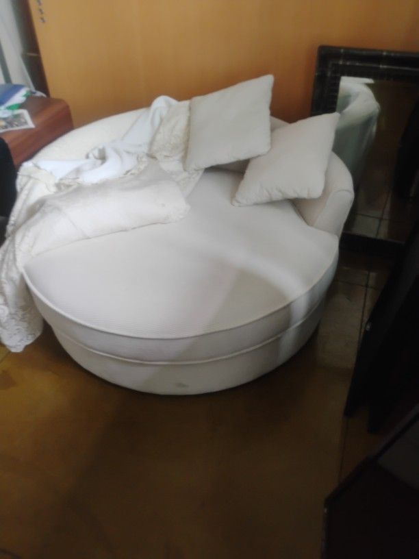 51.5" Oversized Living Room Swivel Accent Chair