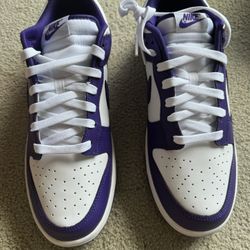 Nike Dunk Low Court Purple Size 11.5 Brand New