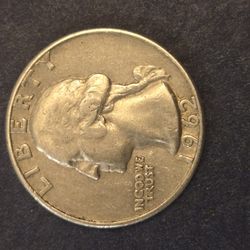 1962 Quarter Denver Mint 