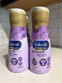 Enfamil NeuroPro Gentlease Formula – 25 Large (32oz) + 3 Small (8oz) – New & Sealed