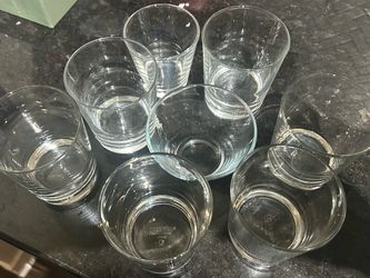IKEA Clear Glass Tumblers Set of 8