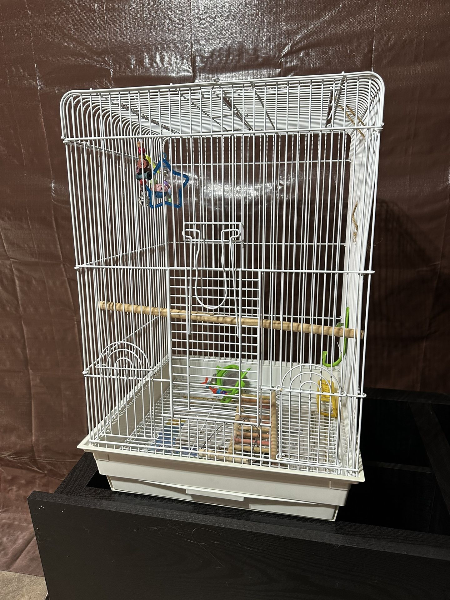 Large Bird Cage And Accessories