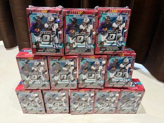 Lot of 12 - 2025 Panini Donruss Optic NFL Football Blaster Boxes - Factory Sealed