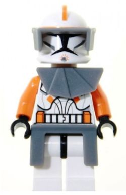 SW0196 Clone Trooper Commander Cody, 212th Attack Battalion (Phase 1) - Dark Bluish Gray Visor
