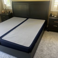 (FREE) Eastern King Size Bed Frame( Frame & Headboard)