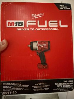 Milwaukee m18 1/2" impact wrench