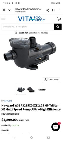 Hayward pool pump