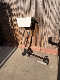 Kick Scooter with Front Basket