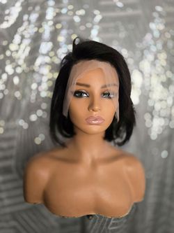 13x4 human hair wig bob new 10"