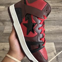 🧨 Bapesta 93 Hi “Bright Rose” Size 12 with Dust Bag