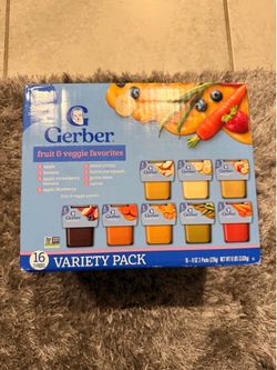 New Gerber puree