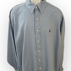 Polo Ralph Lauren LS Button Down Light Blue Blake Shirt Men’s Size XL