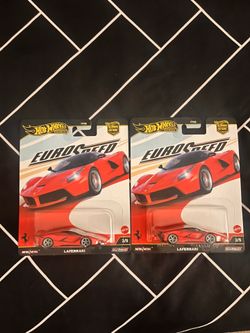 Hot wheels euro speed Laferrari red