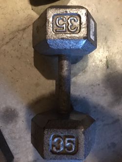 1-35lb weight $60obo!!! Must Go!!