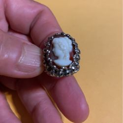 West Germany Ring Silver Tone