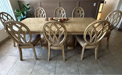 Dinning Table & 8 Chairs