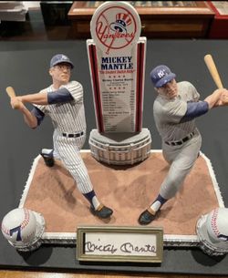 Yankees  Mickey Mantle Autographed Switch-Hitter Limited Edition Figurine