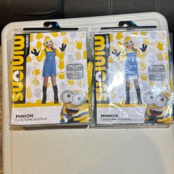 Brand New Minions Girls Costume - Size 12-14 Large (qty 2)