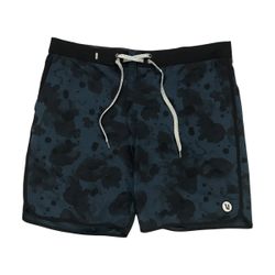 Vuori Cruise Board Shorts Mens 34 Swim Trunks 7" Blue Splatter Unlined Surf V314
