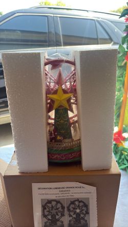 Avon christmas ferris wheel light up decor