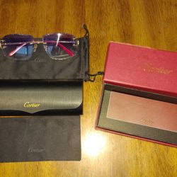 Cartier Diamond Cut Sunglasses 