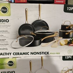 Studio Green Pan 12 Piece Set