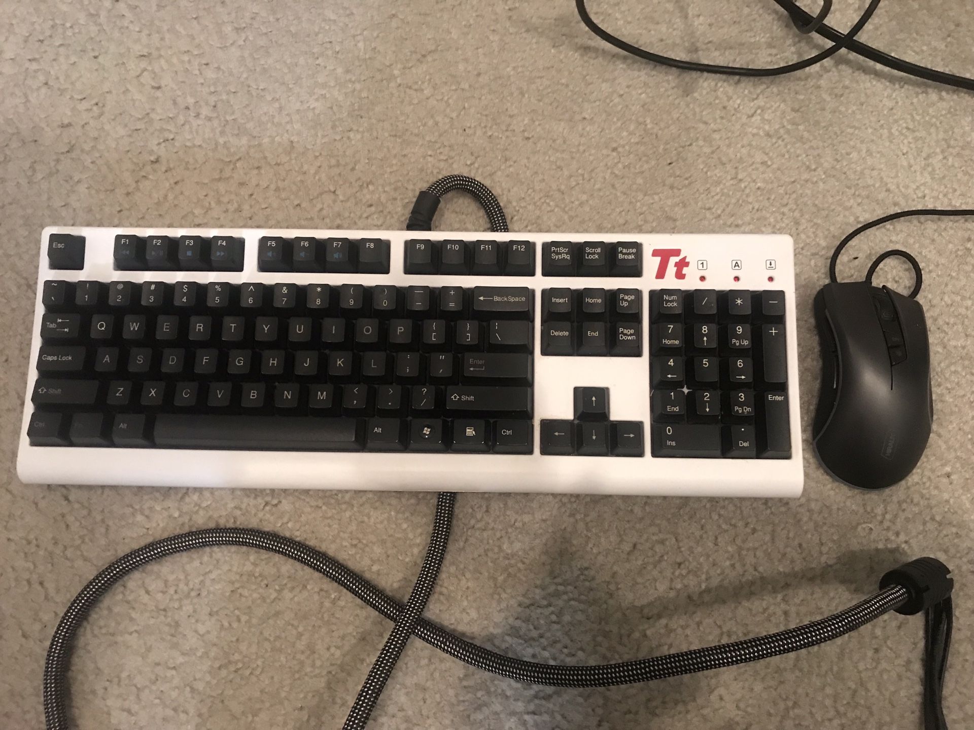 Gaming keyboard and mouse