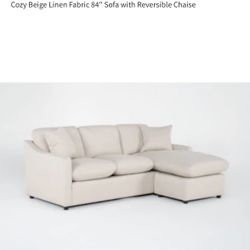 Couch With Reversible Chaise