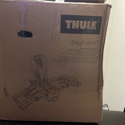 Thule EasyFold XT - Portabicicletas para 2 enganches, color negro