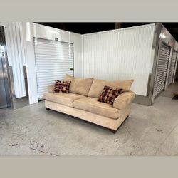 Nice Comfy, Beige Sofa, Couch