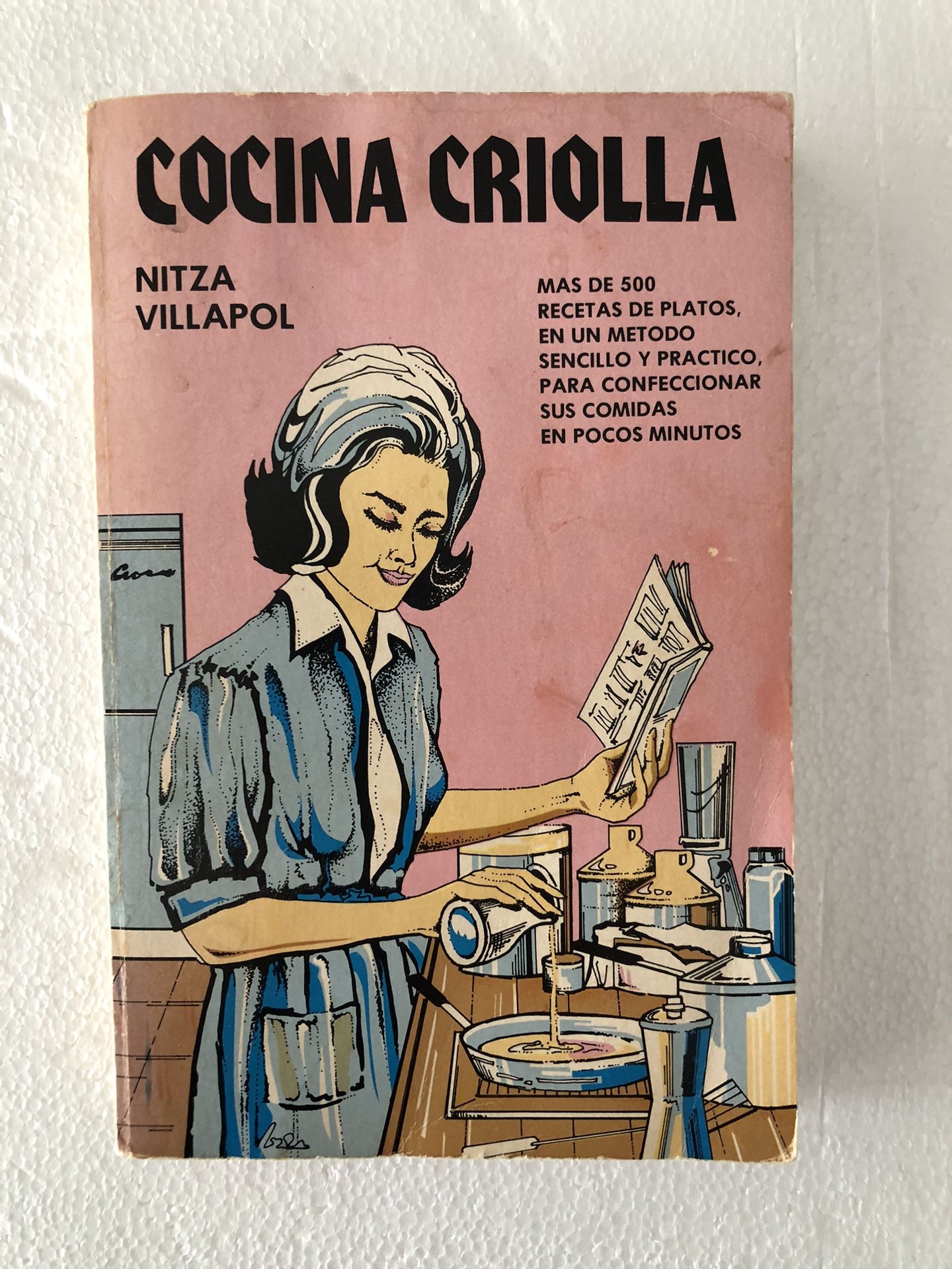Cook Book “Cocina Criolla” By Nitza Villapol In Spanish